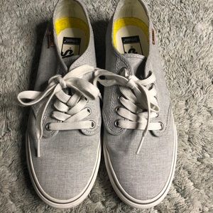 Women’s gray Vans 8.5